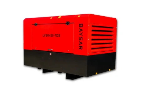 Передвижной компрессор Baysar LVSK 420-7 DC