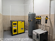 Винтовой компрессор "Comprag" DV-18 для АО "Совхоз имени Ленина"