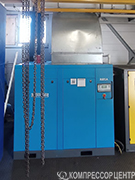 Винтовой компрессор "Hansmann" RS55A для ООО "Корпорация Уралтехнострой"