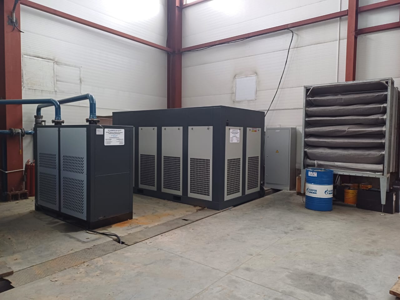 Винтовой компрессор "Enger" HBD-220DFE2 8 для АО "Новосибирский КБК"