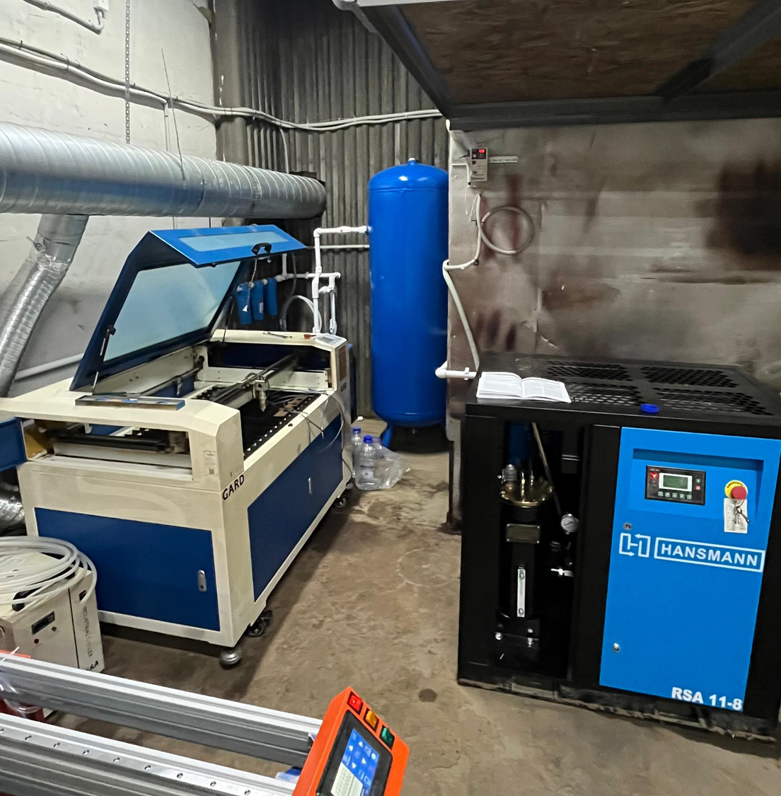 Винтовой компрессор Hansmann RSA 11 8 бар