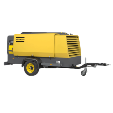 Компрессор винтовой "ATLAS COPCO" XAHS347 Cd (на шасси)