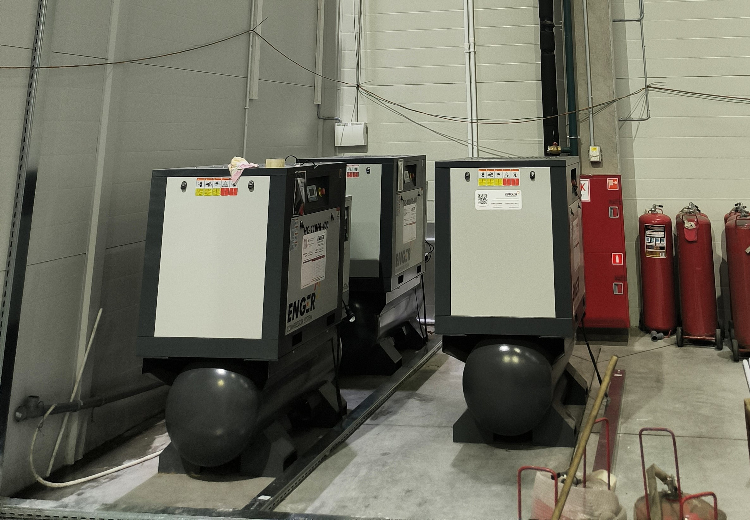 Винтовой компрессор Enger HC-11BFR-400 10 для  ООО «ЮРАЛ»