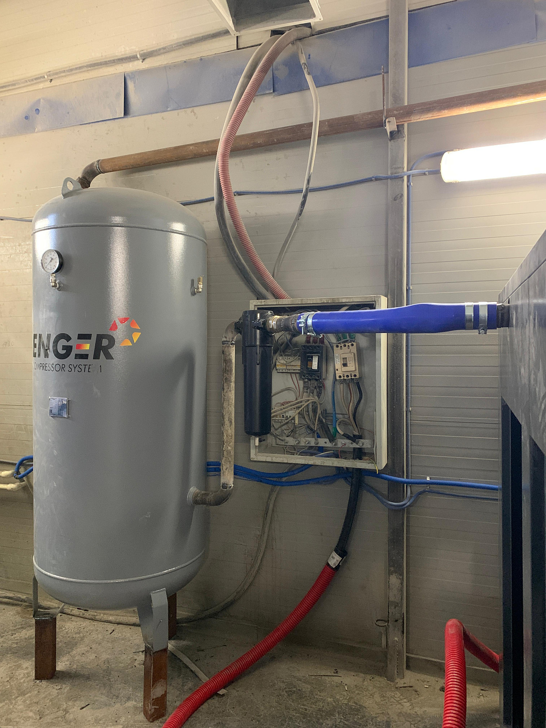 Винтовой компрессор Enger HB-110DFE 10 для ООО "БРОЗЭКС"